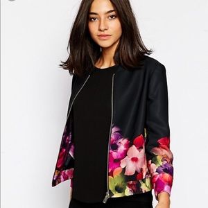 Ted Baker Floral Bomber size Small